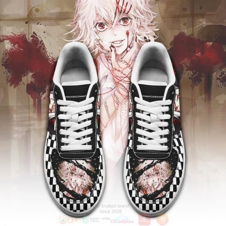 Tokyo-Ghoul-Juuzou-Checkerboard-Anime-Air-Force-Shoes-2