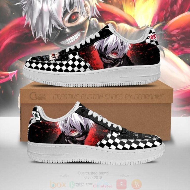 Tokyo-Ghoul-Kaneki-Checkerboard-Anime-Air-Force-Shoes-1