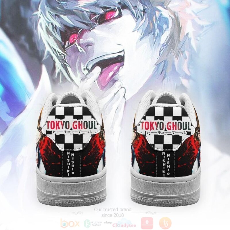 Tokyo Ghoul Nishiki Checkerboard Anime Air Force Shoes Tokyo Ghoul Nishiki Checkerboard Anime Air Force Shoes