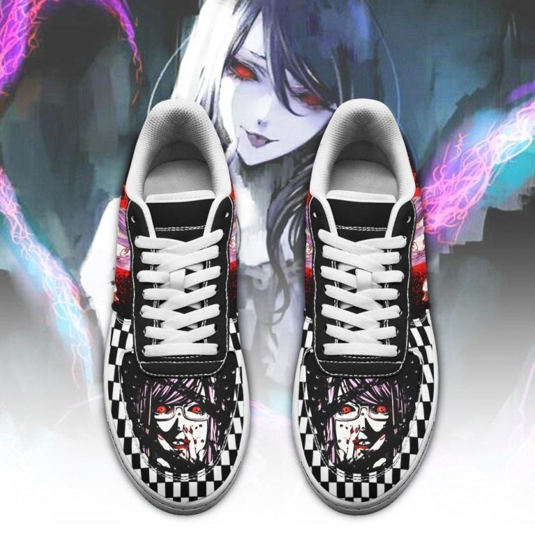 Tokyo-Ghoul-Rize-Checkerboard-Anime-Air-Force-Shoes-2