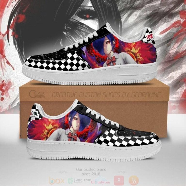 Tokyo-Ghoul-Touka-Checkerboard-Anime-Air-Force-Shoes-1