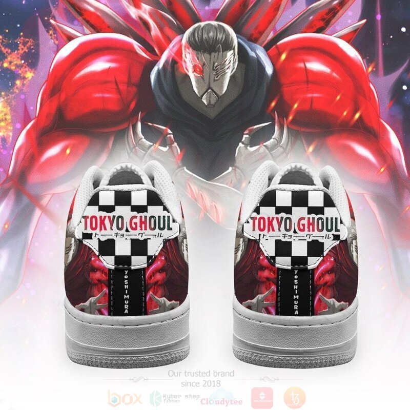 Tokyo Ghoul Yoshimura Checkerboard Anime Air Force Shoes Tokyo Ghoul Yoshimura Checkerboard Anime Air Force Shoes