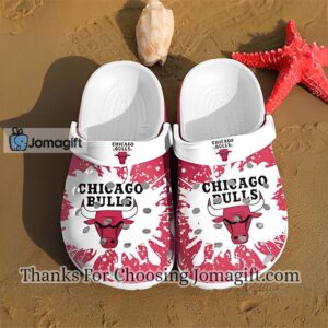 [Trendy] Chicago Bulls Red White Crocs Gift