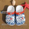 [Trendy] Toronto Blue Jays Logo Pattern Crocs Gift