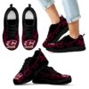 Tribal Flames Pattern Central Michigan Chippewas Sneakers