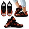 Tribal Flames Pattern Denver Broncos Sneakers