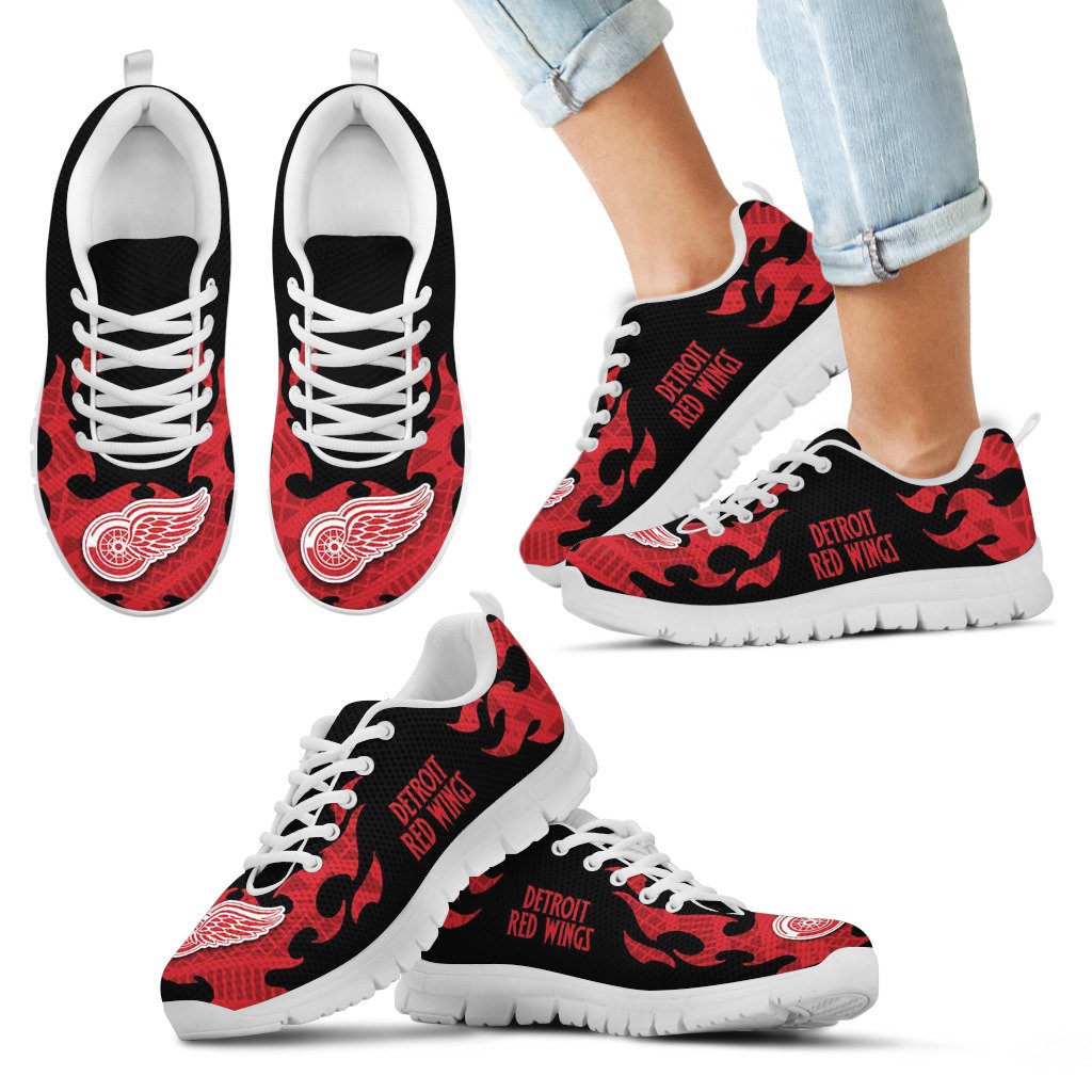 Tribal-Flames-Pattern-Detroit-Red-Wings-Sneakers-1