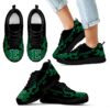 Tribal Flames Pattern Eastern Michigan Eagles Sneakers