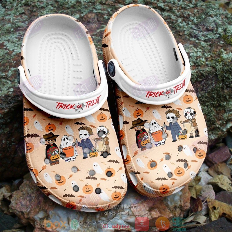 Trick-Or-Treat Halloween Horror Crocband Crocs Clog Shoes Trick-Or-Treat Halloween Horror Crocband Crocs Clog Shoes