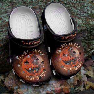 Trick ‘R Treat Always Check Your Candy Crocband Crocs Clog Shoes