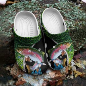 Trout Fishing Crocband Crocs Clog Shoes