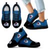 Two Colors Aparted Colorado Avalanche Sneakers