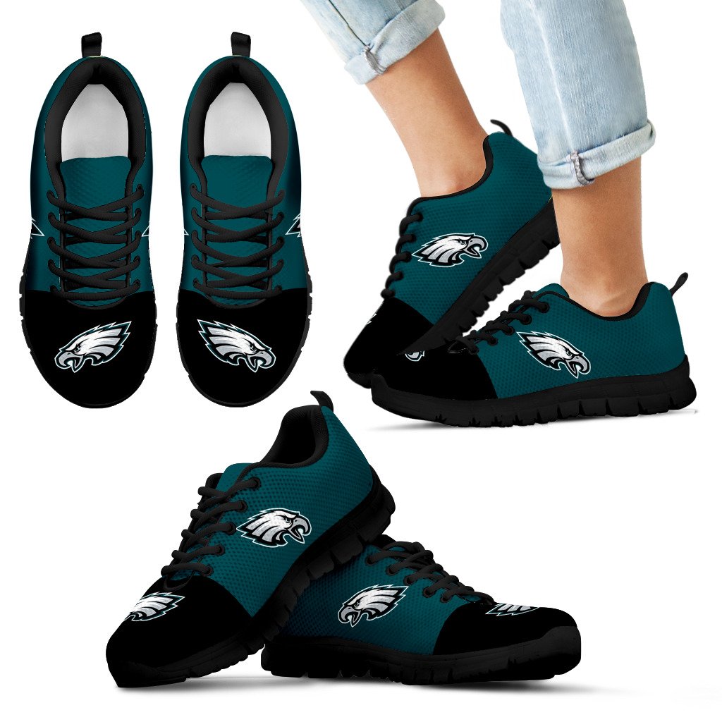 Two Colors Aparted Philadelphia Eagles Sneakers Two Colors Aparted Philadelphia Eagles Sneakers