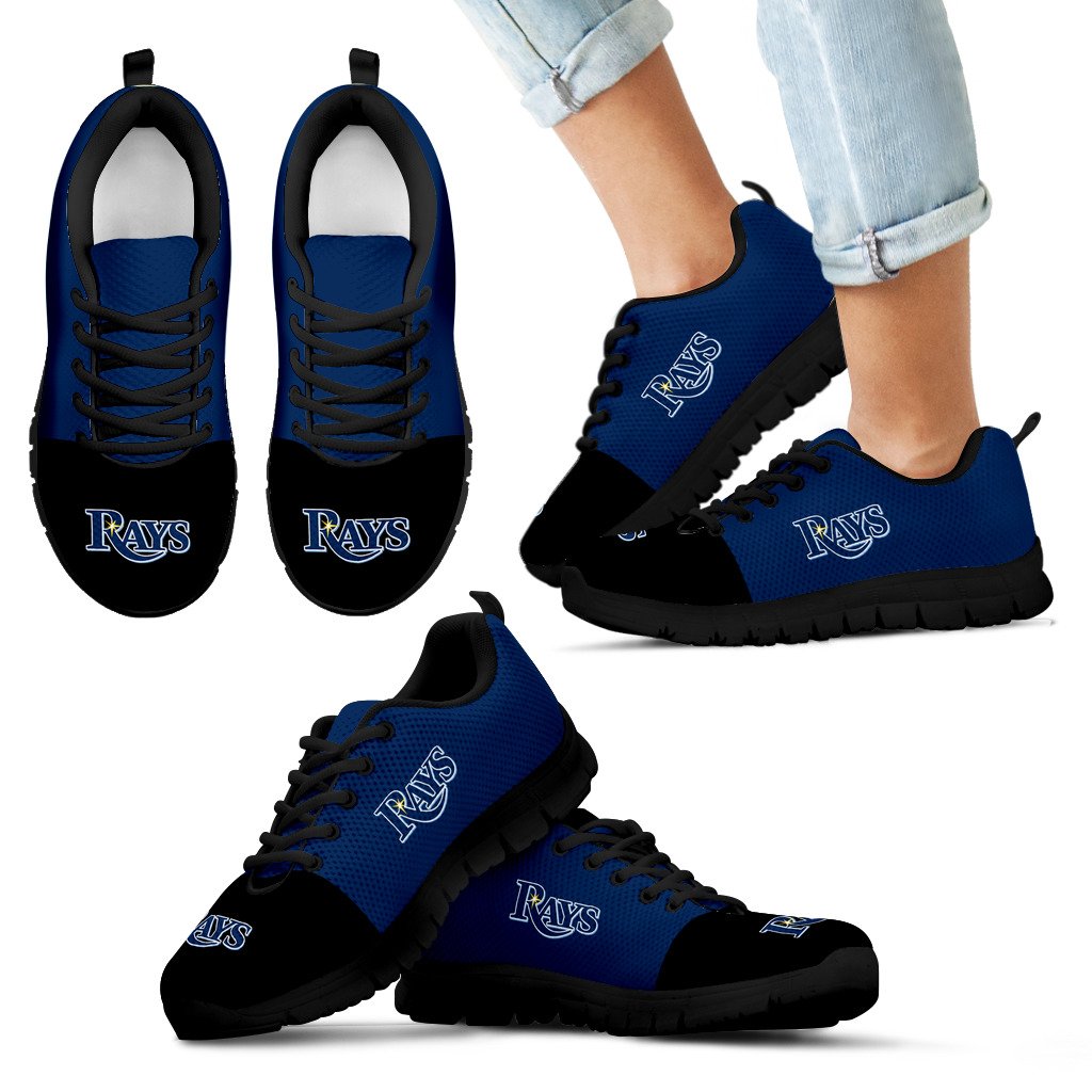 Two Colors Aparted Tampa Bay Rays Sneakers Two Colors Aparted Tampa Bay Rays Sneakers