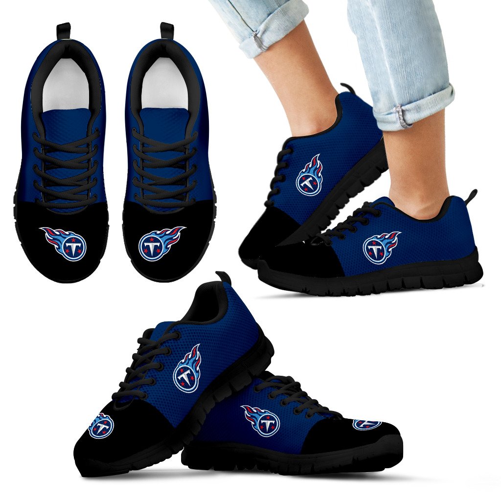 Two Colors Aparted Tennessee Titans Sneakers Two Colors Aparted Tennessee Titans Sneakers