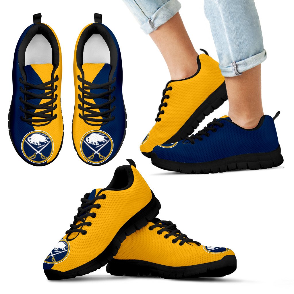 Two Colors Trending Lovely Buffalo Sabres Sneakers Two Colors Trending Lovely Buffalo Sabres Sneakers