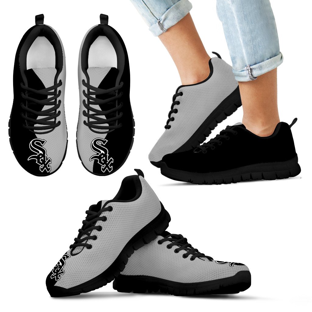 Two Colors Trending Lovely Chicago White Sox Sneakers Two Colors Trending Lovely Chicago White Sox Sneakers