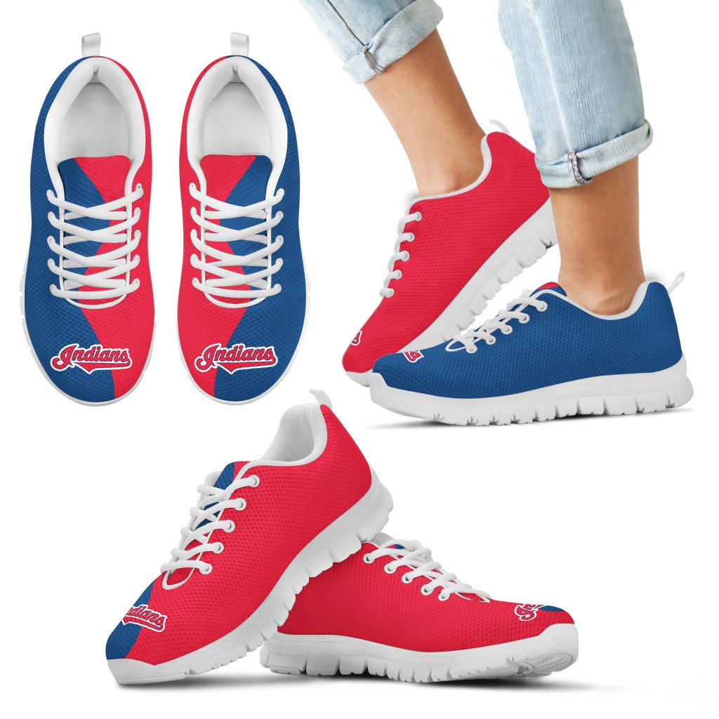 Two-Colors-Trending-Lovely-Cleveland-Indians-Sneaker-1