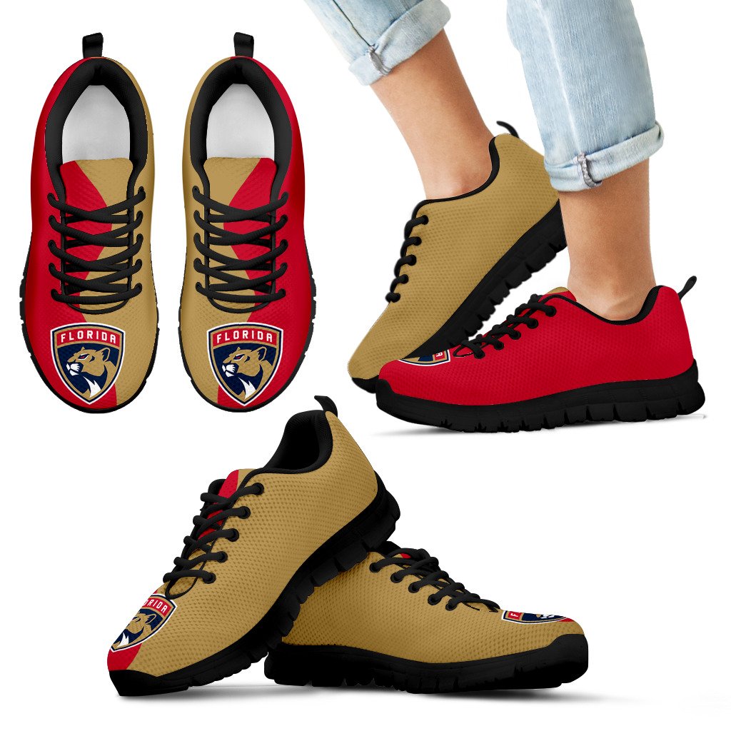 Two Colors Trending Lovely Florida Panthers Sneakers Two Colors Trending Lovely Florida Panthers Sneakers