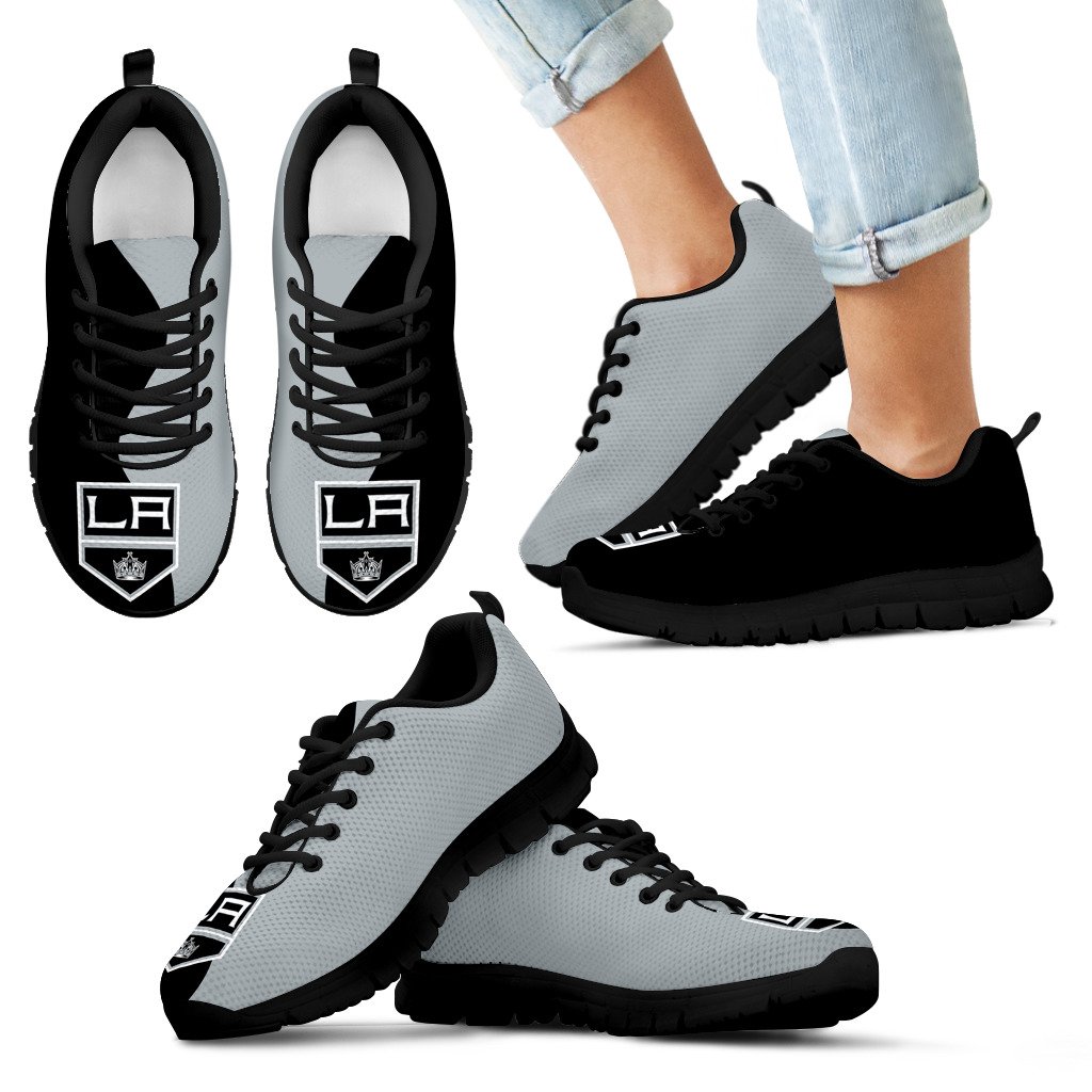 Two Colors Trending Lovely Los Angeles Kings Sneakers Two Colors Trending Lovely Los Angeles Kings Sneakers