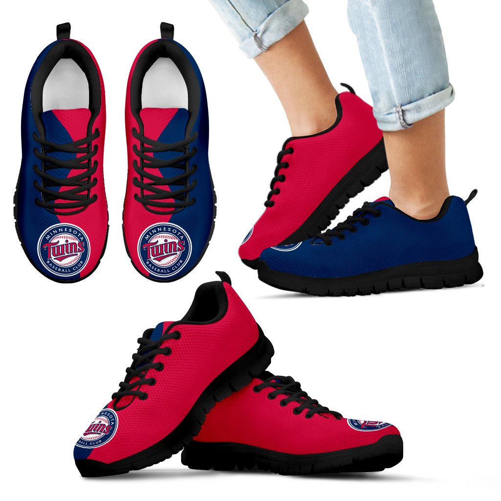 Two Colors Trending Lovely Minnesota Twins Sneakers Two Colors Trending Lovely Minnesota Twins Sneakers
