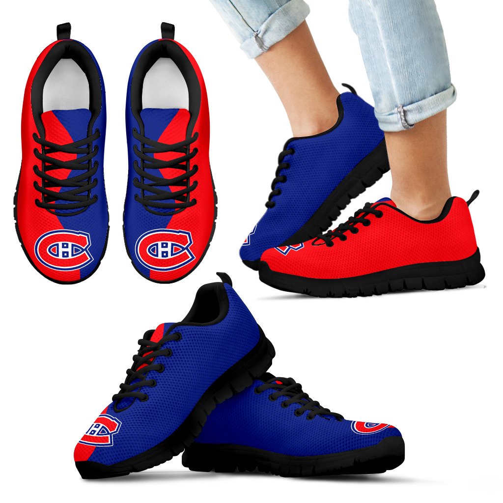 Two Colors Trending Lovely Montreal Canadiens Sneakers Two Colors Trending Lovely Montreal Canadiens Sneakers