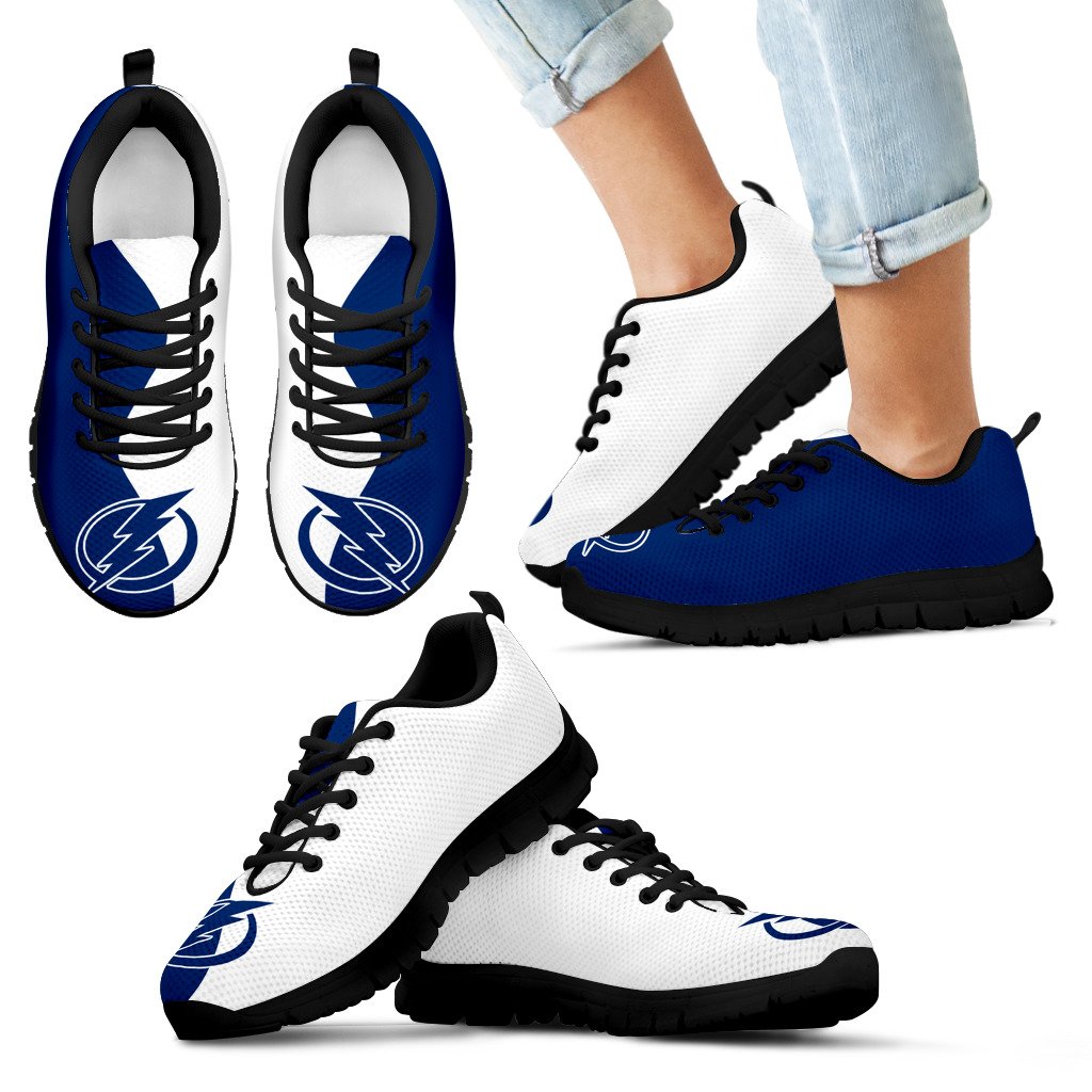 Two Colors Trending Lovely Tampa Bay Lightning Sneakers Two Colors Trending Lovely Tampa Bay Lightning Sneakers