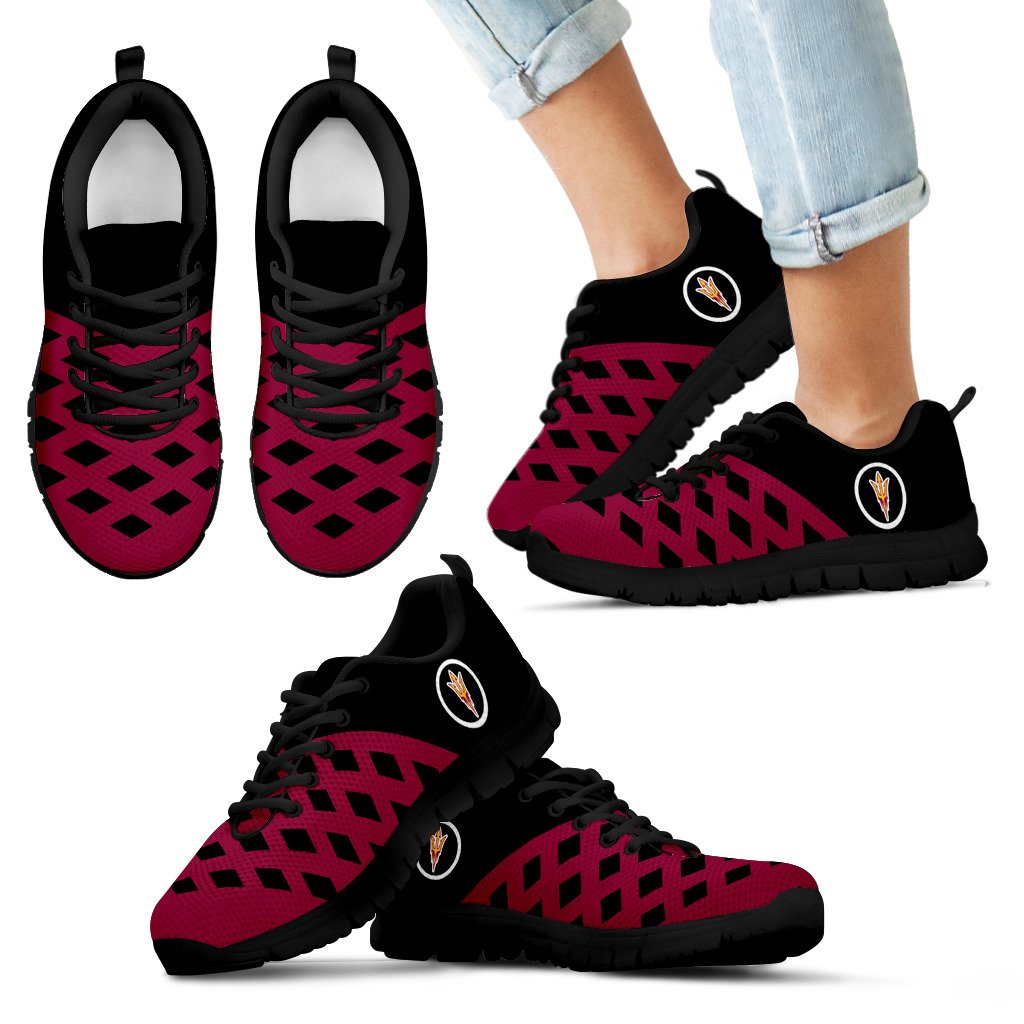 Two Colours Cross Line Arizona State Sun Devils Sneakers Two Colours Cross Line Arizona State Sun Devils Sneakers