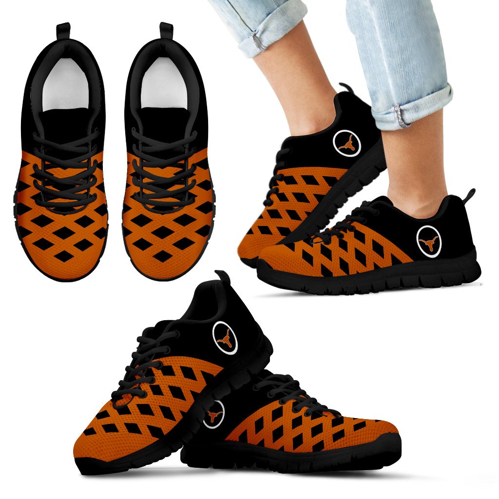 Two Colours Cross Line Texas Longhorns Sneakers Two Colours Cross Line Texas Longhorns Sneakers