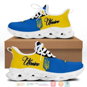 Ukrain Flag Sneakers Proud Of Ulraine Clunky Max Soul Shoes- Limited Edition