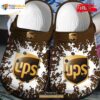 Ups United Parcel Service Brown Crocs Classic Clog Shoes