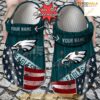 Us Flag Philadelphia Eagles New Crocs Clog Shoes