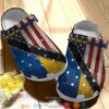 Us I Stand With Ukraine Crocband Shoes