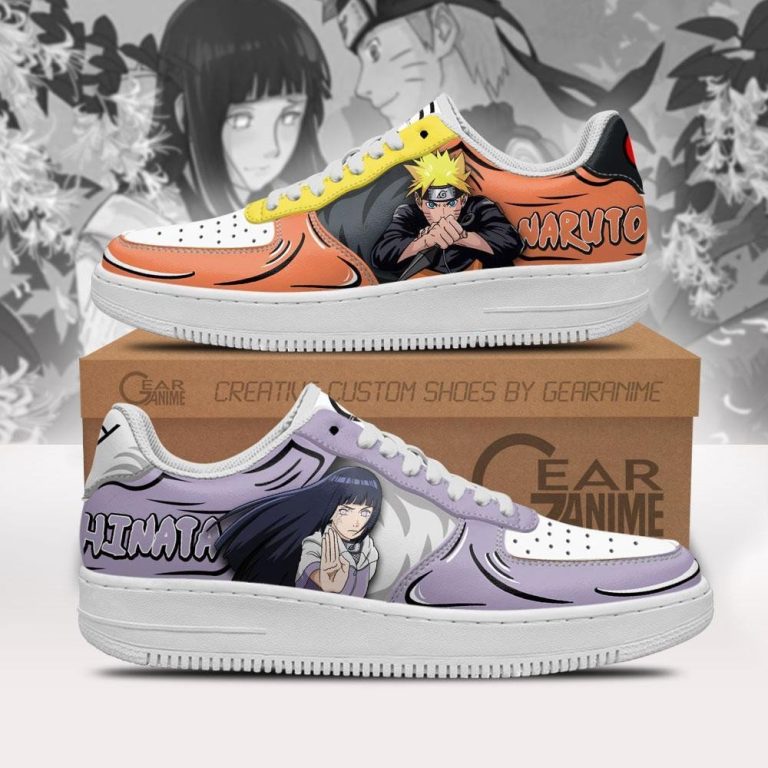 Uzumaki-Naruto-And-Hinata-Anime-Air-Force-Shoes-1