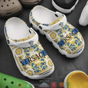 Versace Barocco Luxury Brand Crocband Clog Shoes