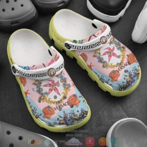 Versace Luxury Brand Flower Crocband Clog Shoes