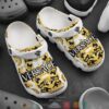 Versace Luxury Brand White Yellow Crocband Clog Shoes