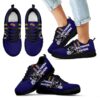 Vertical Two Line Mixed Helmet Baltimore Ravens Sneakers