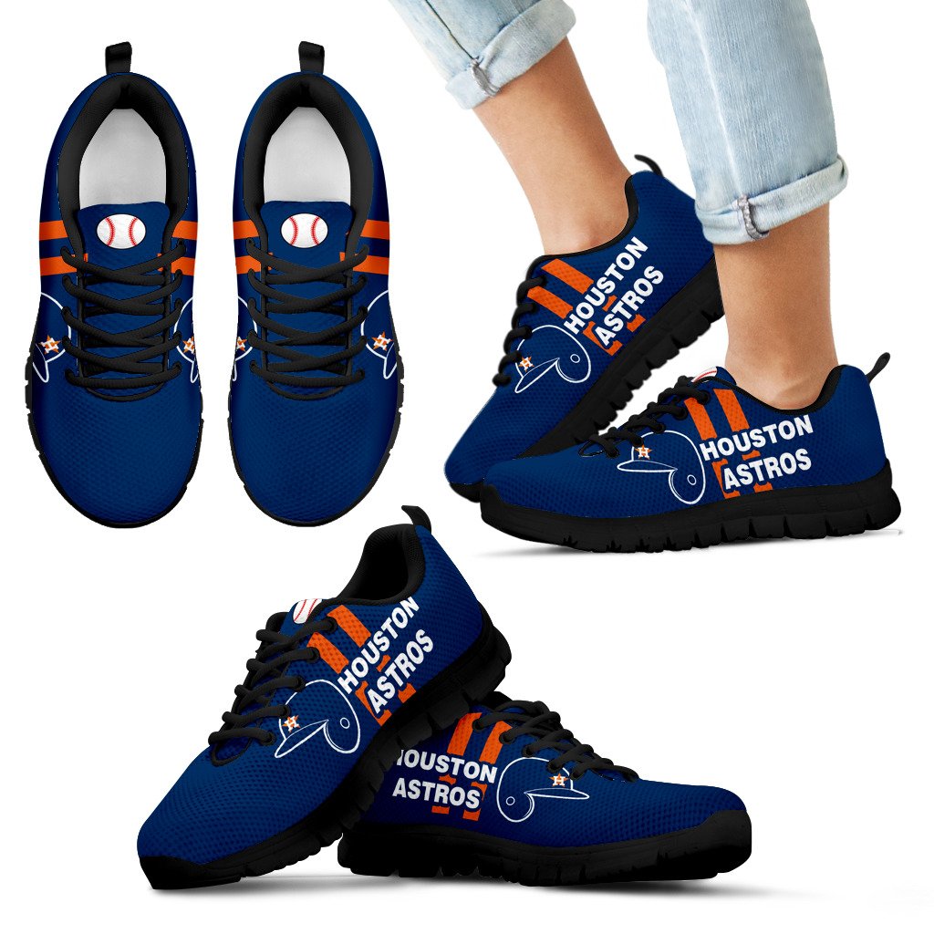 Vertical Two Line Mixed Helmet Houston Astros Sneakers Vertical Two Line Mixed Helmet Houston Astros Sneakers