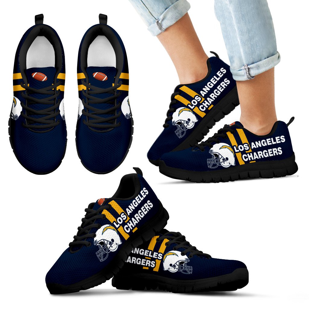 Vertical Two Line Mixed Helmet Los Angeles Chargers Sneakers Vertical Two Line Mixed Helmet Los Angeles Chargers Sneakers