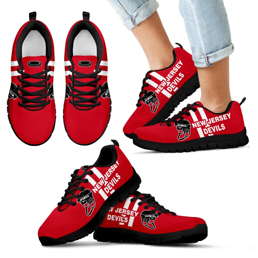 Vertical Two Line Mixed Helmet New Jersey Devils Sneakers Vertical Two Line Mixed Helmet New Jersey Devils Sneakers