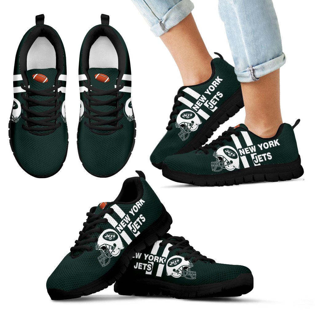 Vertical Two Line Mixed Helmet New York Jets Sneakers Vertical Two Line Mixed Helmet New York Jets Sneakers
