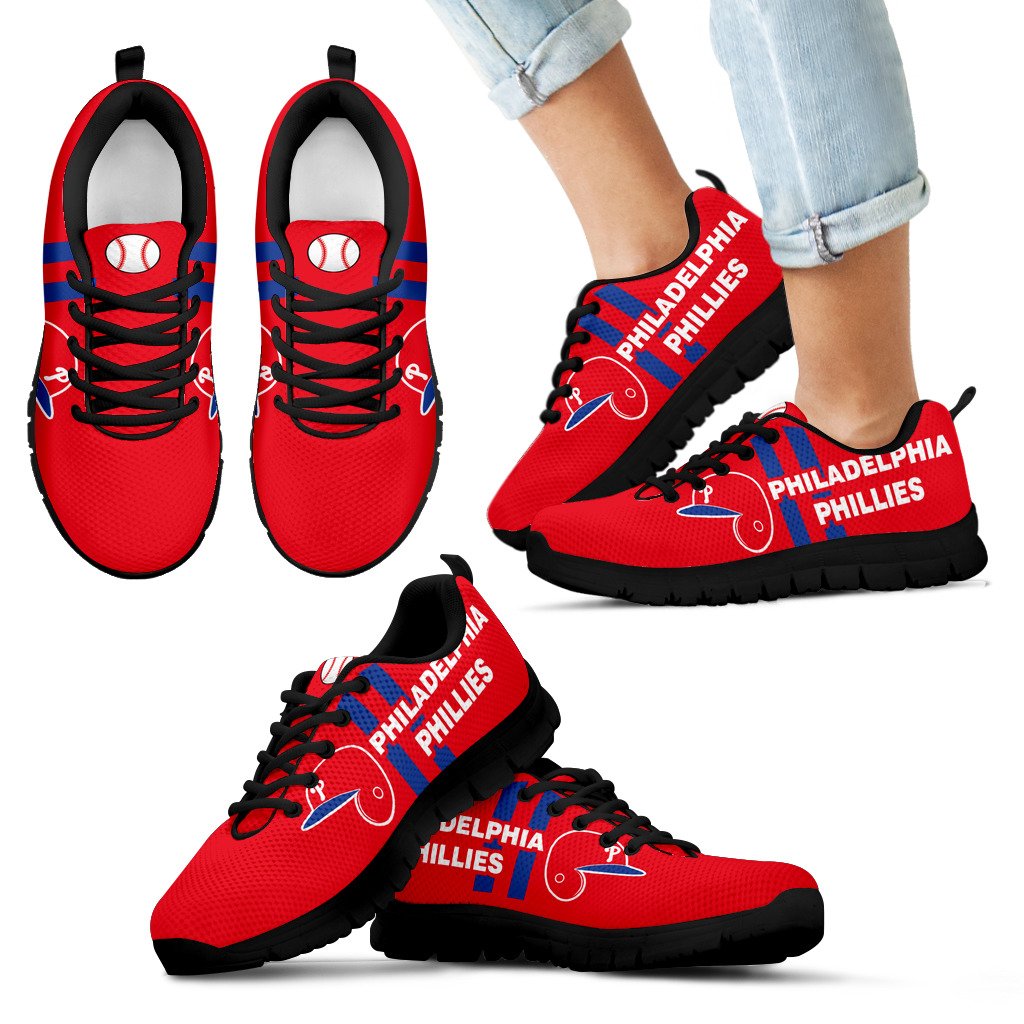 Vertical Two Line Mixed Helmet Philadelphia Phillies Sneakers Vertical Two Line Mixed Helmet Philadelphia Phillies Sneakers
