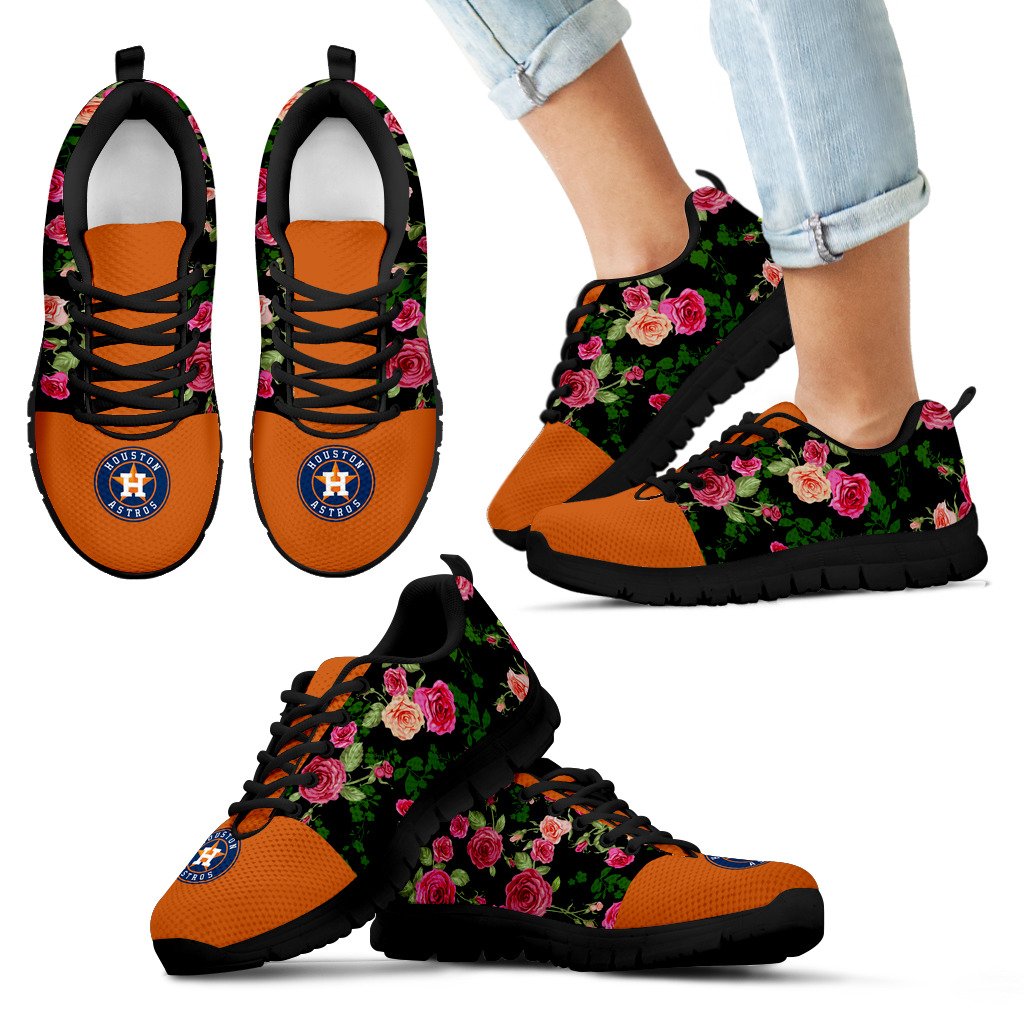 Vintage Floral Houston Astros Sneakers Vintage Floral Houston Astros Sneakers