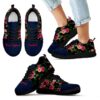 Vintage Floral Name New England Patriots Sneakers