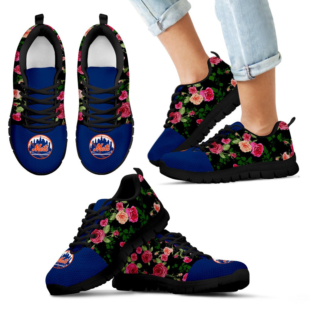 Vintage Floral New York Mets Sneakers Vintage Floral New York Mets Sneakers