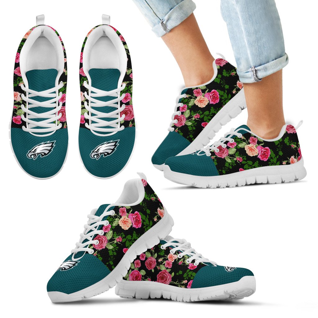 Vintage-Floral-Philadelphia-Eagles-Sneakers-1