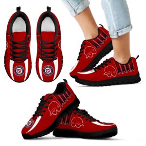 Vintage Four Flags With Streaks Washington Nationals Sneakers