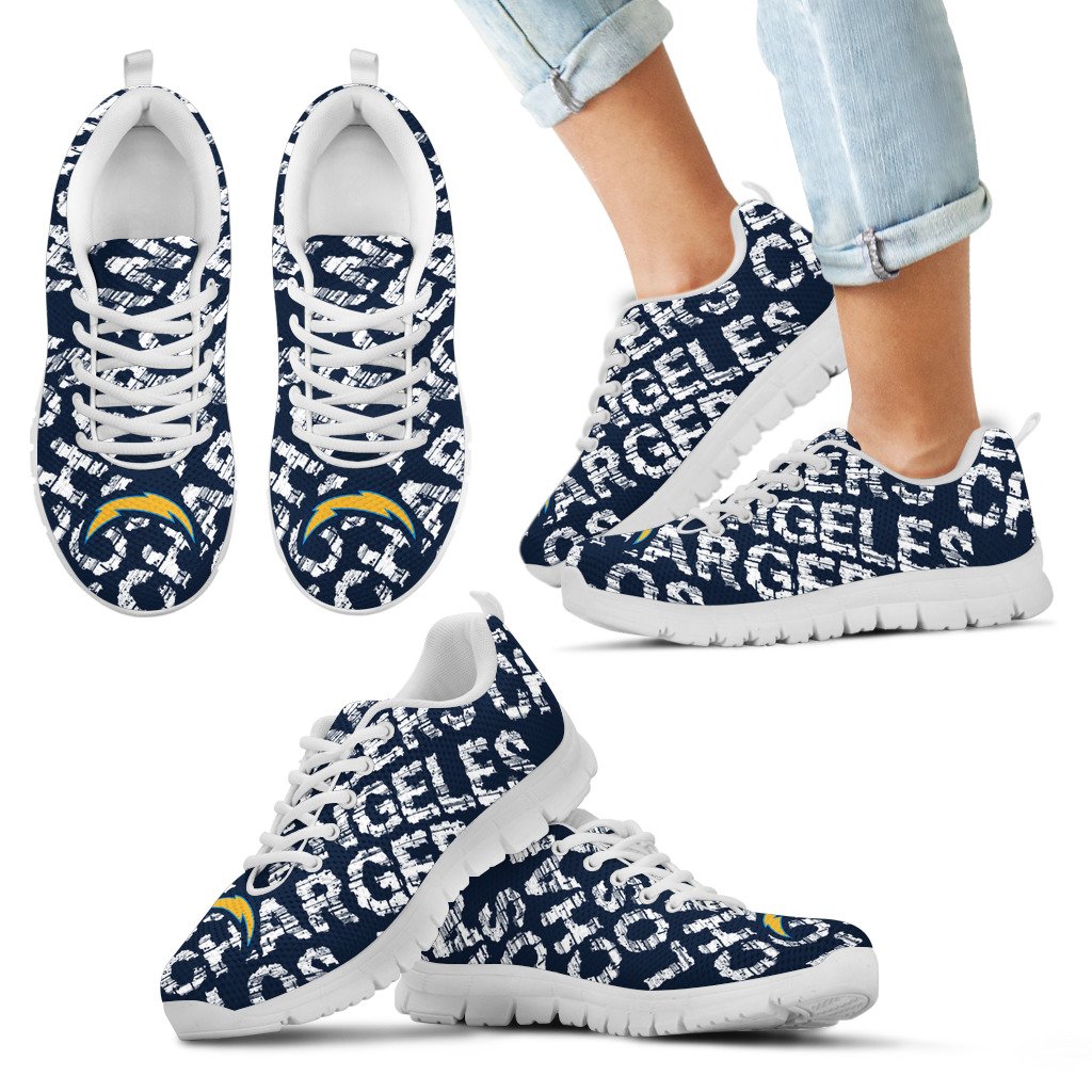 Vintage-Logo-Beautiful-Los-Angeles-Chargers-Sneakers-V1-1