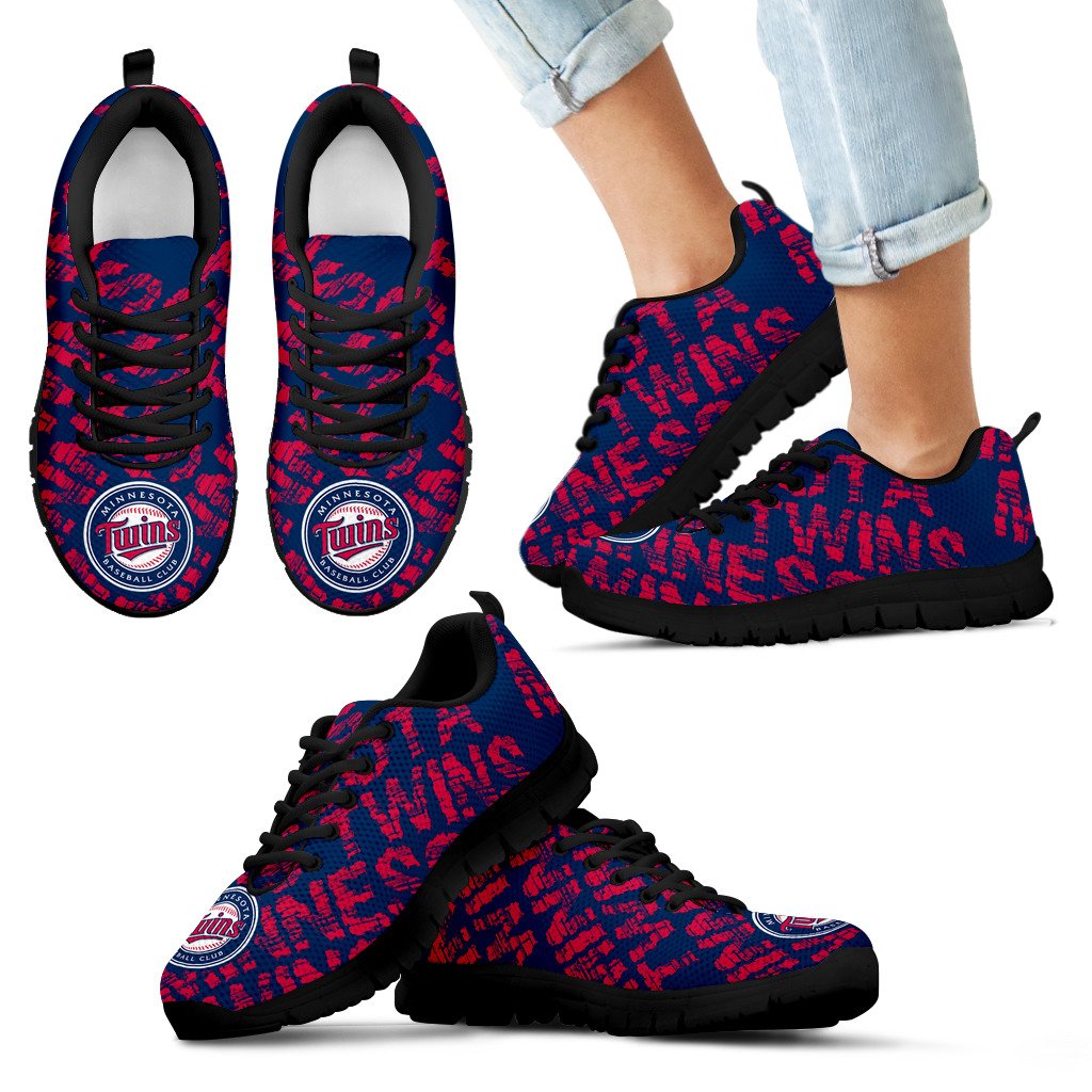 Vintage Logo Beautiful Minnesota Twins Sneakers V2 Vintage Logo Beautiful Minnesota Twins Sneakers V2